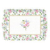 Tálca Rózsás műanyag tálca 33x22 cm Garden Joy