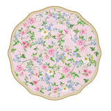 Tányér, étkészlet Rózsás porcelán desszertes tányér rózsaszín Garden Joy