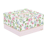 Bögre, csésze Rózsás porcelán teáscsésze aljjal díszdobozban Garden Joy