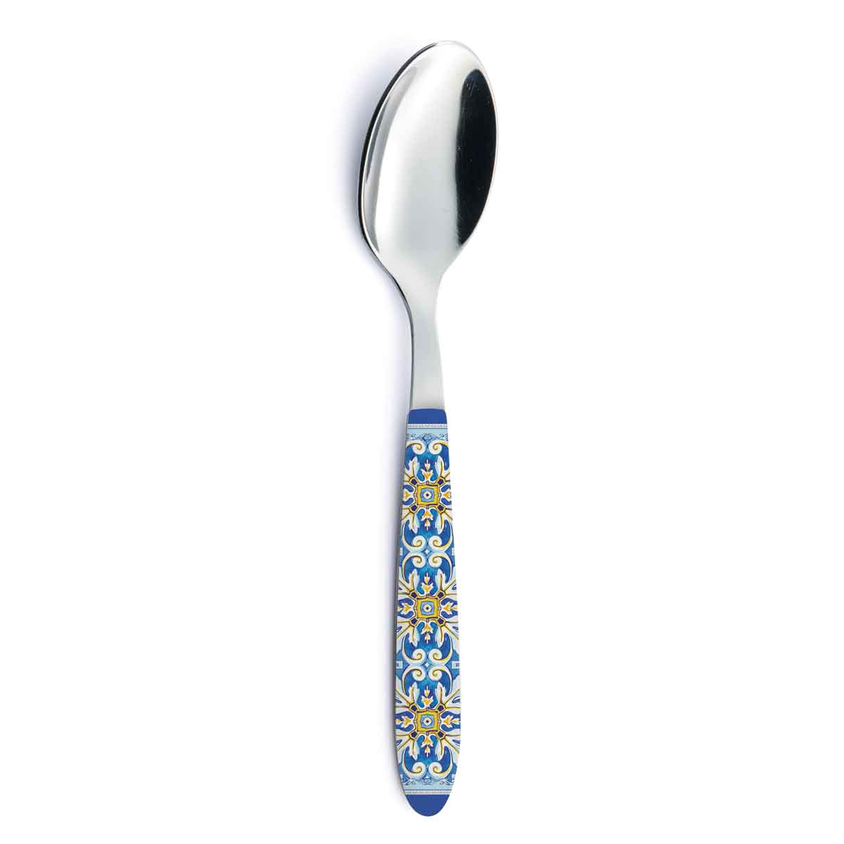Evőeszköz Rozsdamentes kanál Maiolica