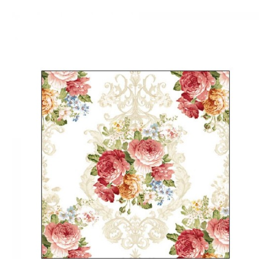 Szalvéta Sara Cream papírszalvéta 25x25 cm 20 db-os