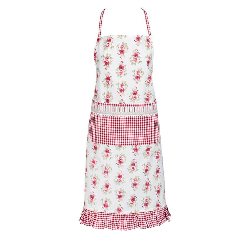 Konyhai kötény Shabby chic Rózsás női pamut konyhai kötény Clayre-Eef