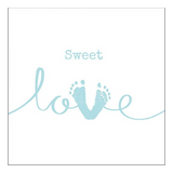 Szalvéta Sweet Love Boy papírszalvéta 33x33 cm 20 db-os