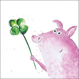 Szalvéta Szilveszteri szalvéta Lucky Pig 33x33 cm