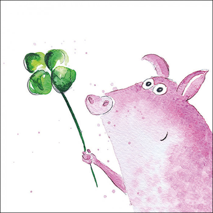 Szalvéta Szilveszteri szalvéta Lucky Pig 33x33 cm