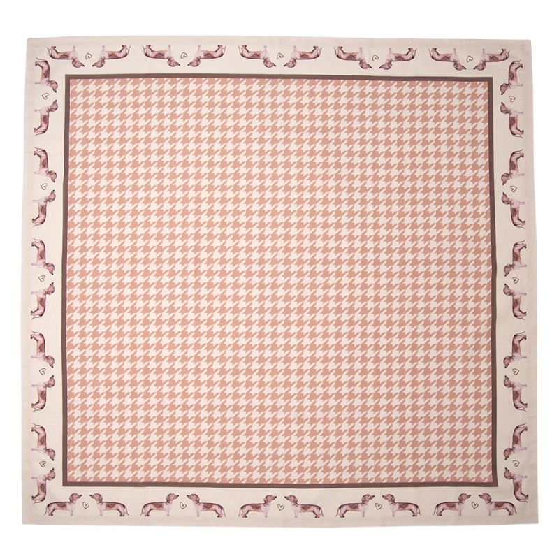 Asztalterítő Tacskó mintás asztalterítő 150x150 cm