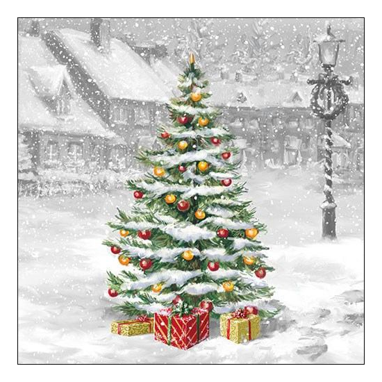 Szalvéta Tree On Square papírszalvéta