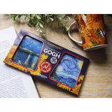 Tányéralátét, poháralátét Üveg poháralátét 2 db-os szett Van Gogh Csillagos éj Rhone folyó felett