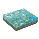 Tálca Üvegtál díszdobozban Vincent Van Gogh Mandulavirágzás 13 cm