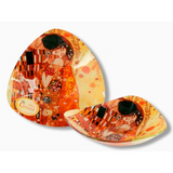 Tányér, étkészlet Üvegtányér 3 szögű Klimt The Kiss
