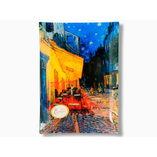 Tányér, étkészlet Üvegtányér Van Gogh Éjjeli kávézó