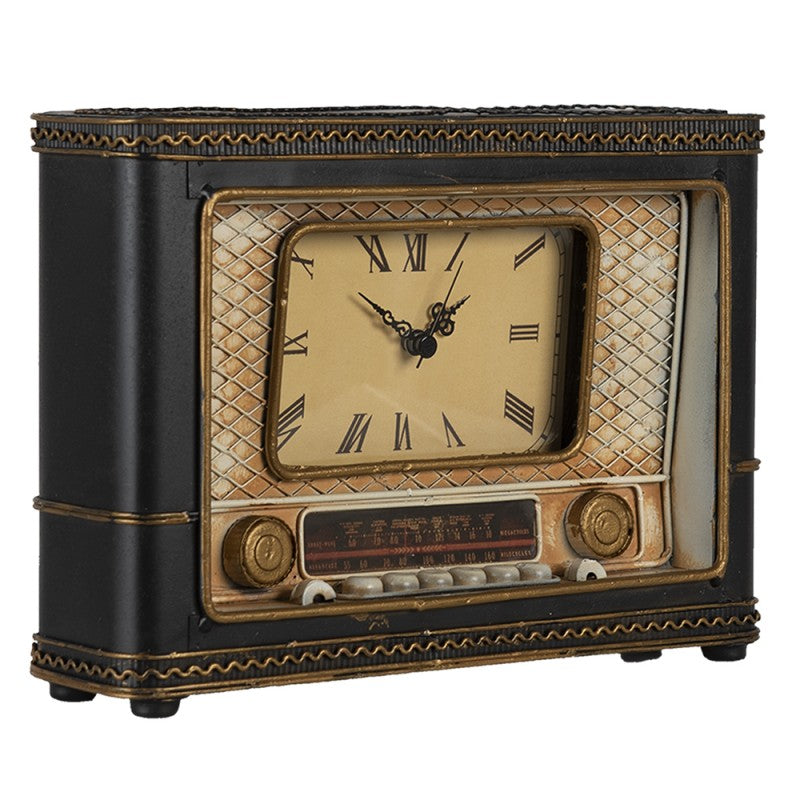 Asztali óra Vintage design asztali óra retro rádió