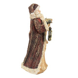 Karácsonyi dekoráció Vintage Mikulás dekorációs figura órával
