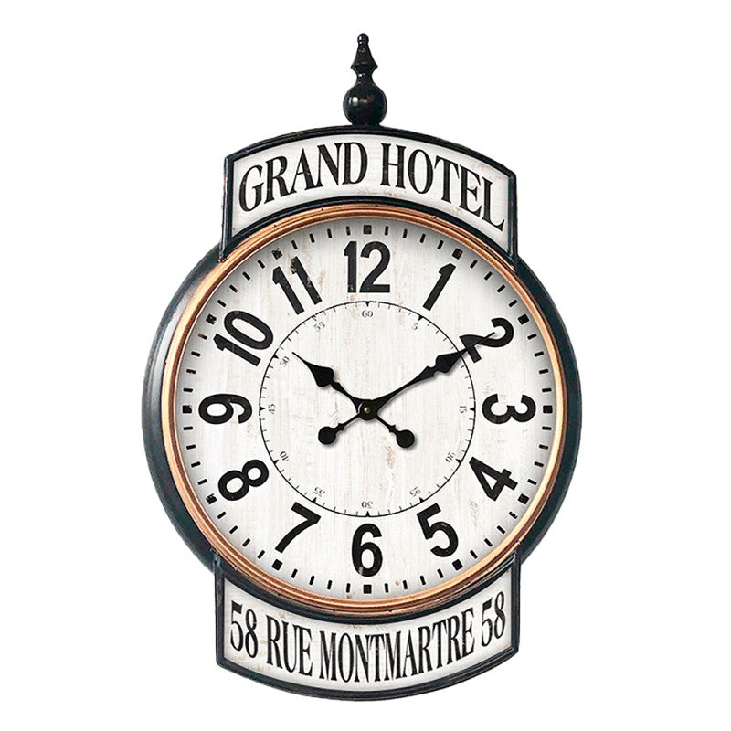Asztali óra Vintage nagyméretű falióra Grand Hotel