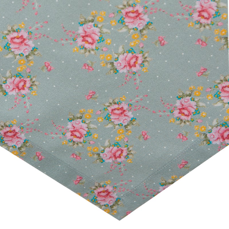 Vintage rózsás pamut asztali futó 50*140 cm Cheerful Roses
