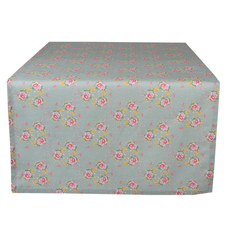 Vintage rózsás pamut asztali futó 50*140 cm Cheerful Roses