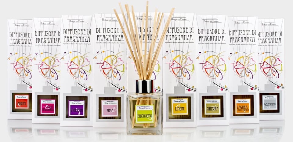 Carpentieri Profumi: Prémium Olasz rattan pálcás Illat diffúzorok Calabriából