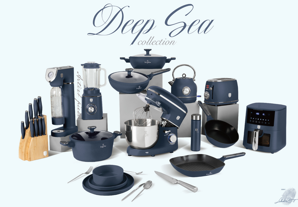 Fedezd fel a BerlingerHaus Deep Sea kollekciót: stílus, funkcionalitás és prémium konyhai élmény