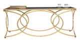 Jewel arany színű design dohányzóasztal 110 cm Asztal Mauro Ferretti