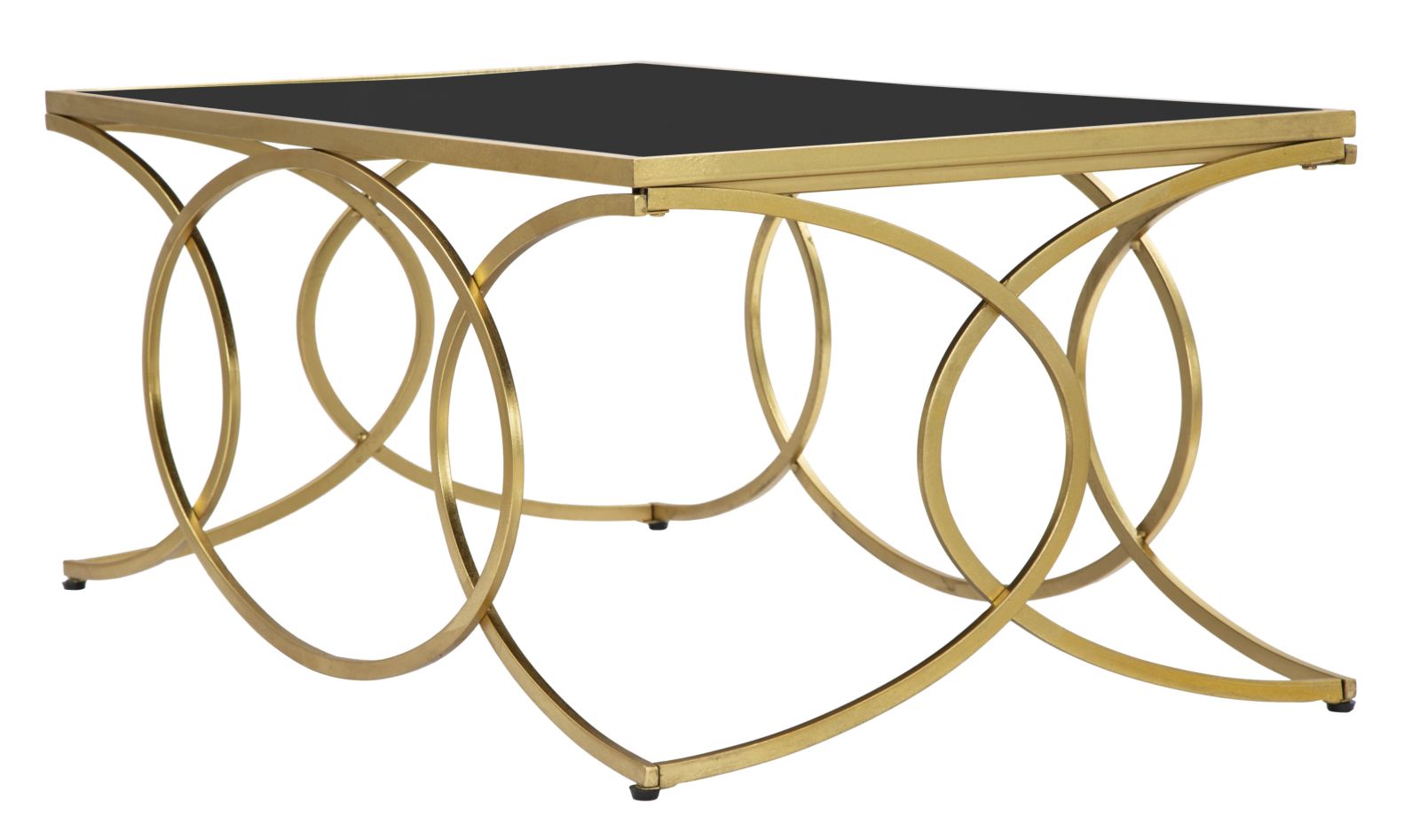 Jewel arany színű design dohányzóasztal 110 cm Asztal Mauro Ferretti
