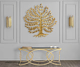 Jewel arany színű design dohányzóasztal 110 cm Asztal Mauro Ferretti