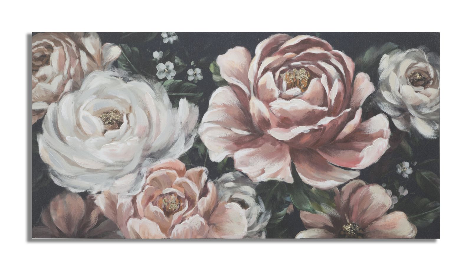 Virágos Falikép Peónia Motívummal – Elegáns Vászonkép 120×60 cm Falikép Mauro Ferretti