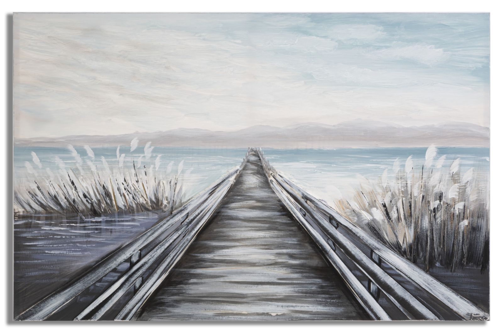 Tengerparti Stég Falikép – Modern Vászonkép 120×80 cm Falikép Mauro Ferretti