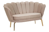 Modern Kanapé VIENNA PLUS krém 136X76X78 cm Kanapé Mauro Ferretti