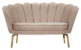 Modern Kanapé VIENNA PLUS krém 136X76X78 cm Kanapé Mauro Ferretti