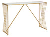Aurora design arany konzolasztal 120X40X80 cm tükrös Konzolasztal Mauro Ferretti