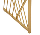 Aurora design arany konzolasztal 120X40X80 cm tükrös Konzolasztal Mauro Ferretti