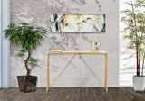 Aurora design arany konzolasztal 120X40X80 cm tükrös Konzolasztal Mauro Ferretti