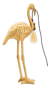 Arany flamingó asztali lámpa 59 cm