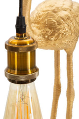 Golden Flamingo asztali lámpa – arany dekor 39 cm Mauro Ferretti