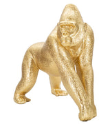 Arany gorilla szobor dekoráció 24,3X13,9X22,8 cm Dekorációs figura Mauro Ferretti