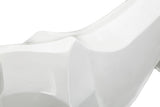 Fehér párduc szobor modern stílusban 70X18X32,5 cm Dekorációs figura Mauro Ferretti
