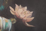 Arany Buddha Falikép Lótuszvirágokkal – Vászonkép 100×100 cm Falikép Mauro Ferretti