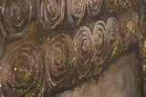 Arany Buddha Falikép Sötét Háttérrel – Vászonkép 100×100 cm Falikép Mauro Ferretti