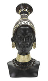 Golden Tribe – afrikai nő szobor 23X19X38,5 cm Dekorációs figura Mauro Ferretti