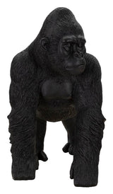 Jungle King – fekete gorilla dekoráció 35X21,5X37,5 cm Dekorációs figura Mauro Ferretti