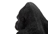 Jungle King – fekete gorilla dekoráció 35X21,5X37,5 cm Dekorációs figura Mauro Ferretti