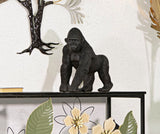 Jungle King – fekete gorilla dekoráció 35X21,5X37,5 cm Dekorációs figura Mauro Ferretti