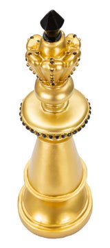 Golden King – arany király sakkfigura dekoráció 11X32,5 cm Dekorációs figura Mauro Ferretti