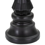 Fekete aramy király sakkfigura dekoráció Ø 13X40,5 cm Dekorációs figura Mauro Ferretti