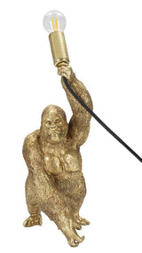 Gorilla asztali lámpa – arany szobor talp, 40 cm Mauro Ferretti