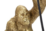 Gorilla asztali lámpa – arany szobor talp, 40 cm Mauro Ferretti