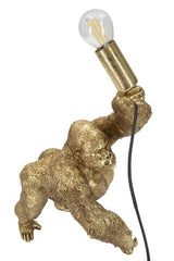 Gorilla asztali lámpa – arany szobor talp, 40 cm Mauro Ferretti