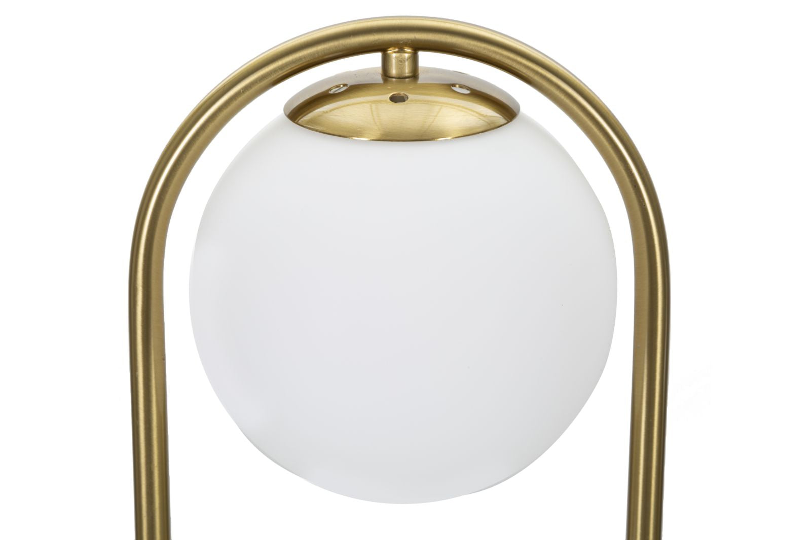 Globe minimal asztali lámpa – arany keret, üveggömb búra, 47 cm Mauro Ferretti