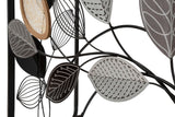 Nature Line modern levélmintás konzolasztal fekete fém vázzal 108x37x80 cm Konzolasztal Mauro Ferretti