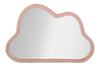 Modern fali tükör CLOUD Rózsaszín bársony 90X4X60 cm Fali tükör Mauro Ferretti